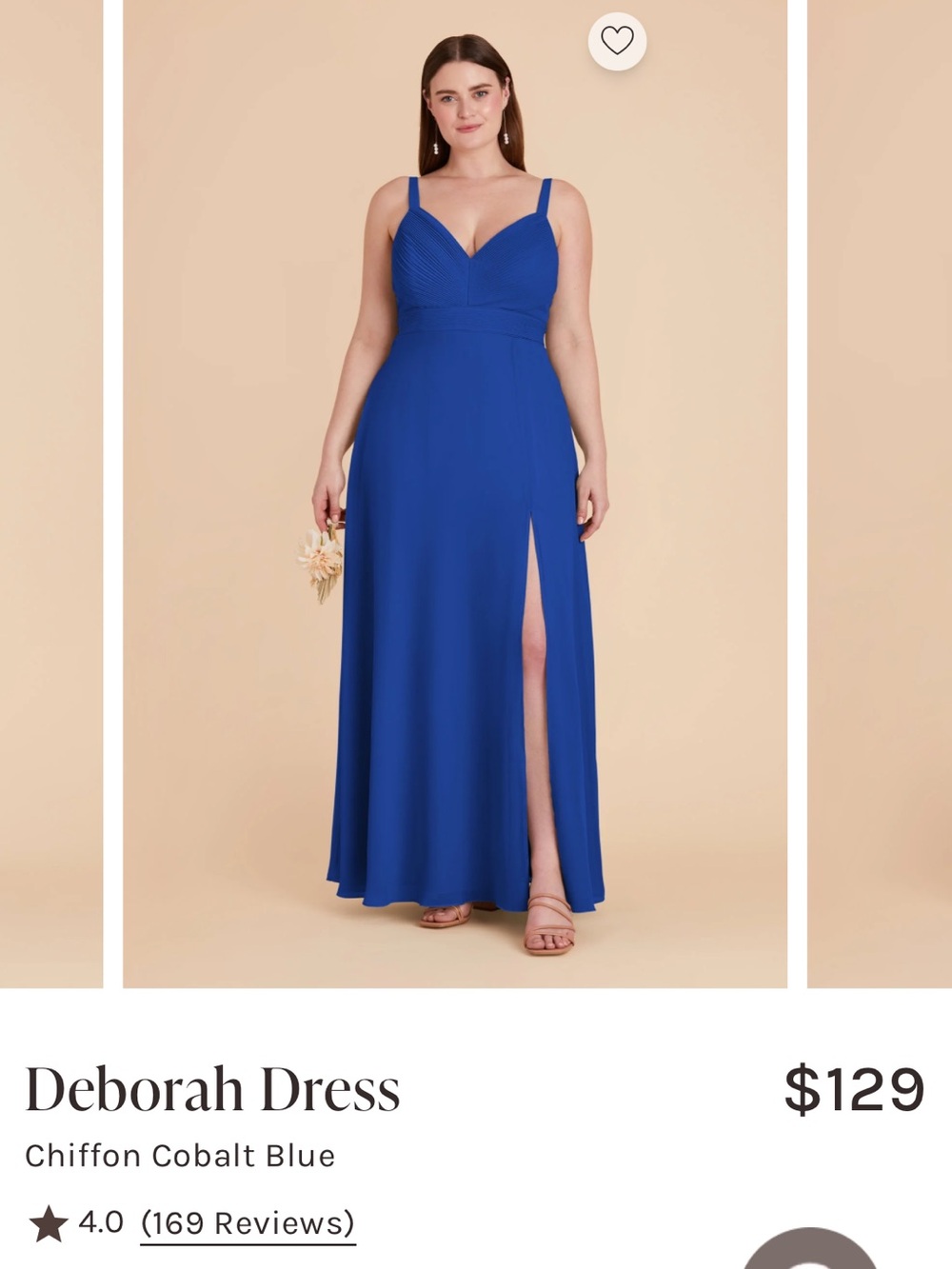 Birdy Grey Cobalt Blue Maxi Dress Deborah 1x